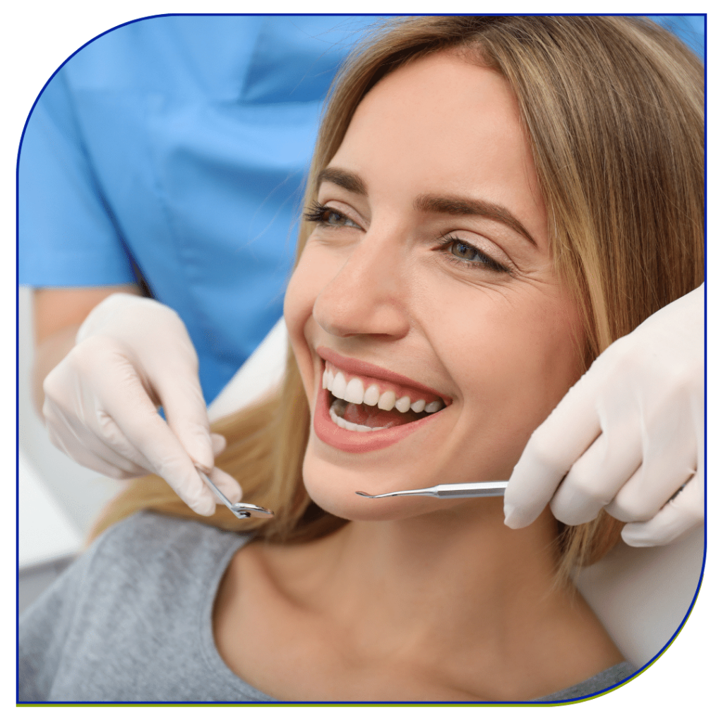 Cosmetic Dentistry Treatment Patient smiling in Orange county.